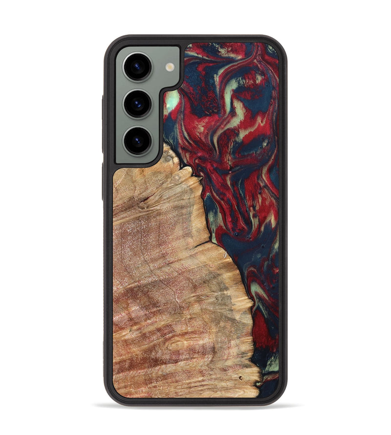 Galaxy S23 Plus Wood Phone Case - Latasha (Red, 820185)