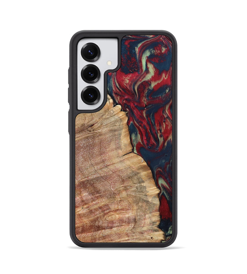 Galaxy S25 Wood Phone Case - Latasha (Red, 820185)
