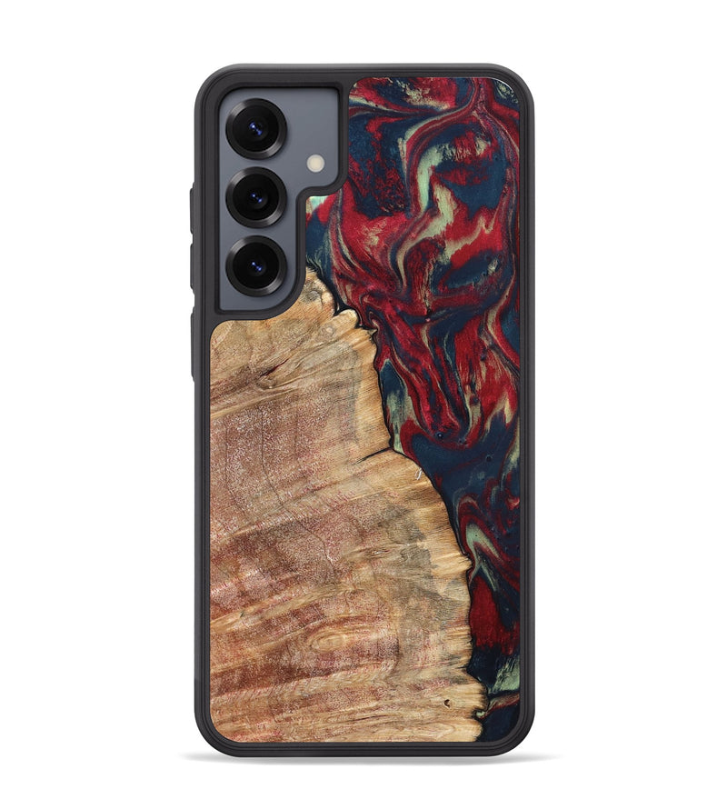 Galaxy S25 Plus Wood Phone Case - Latasha (Red, 820185)