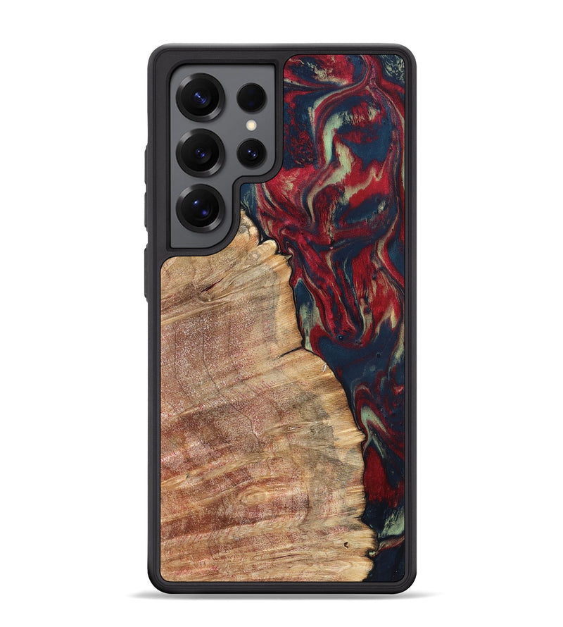 Galaxy S25 Ultra Wood Phone Case - Latasha (Red, 820185)