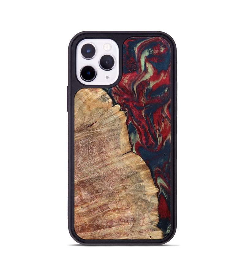 iPhone 11 Pro Wood Phone Case - Latasha (Red, 820185)