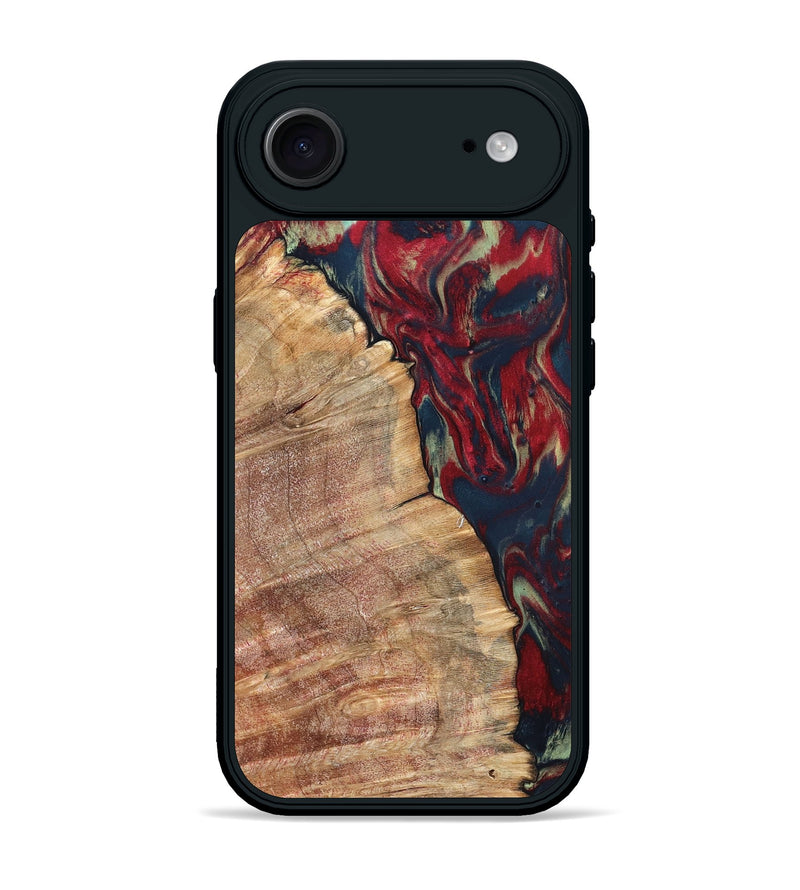 iPhone 17 Air Wood Phone Case - Latasha (Red, 820185)