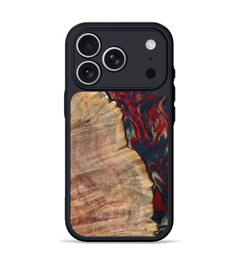 iPhone 17 Pro Wood Phone Case - Latasha (Red, 820185)