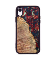 iPhone Xr Wood Phone Case - Latasha (Red, 820185)