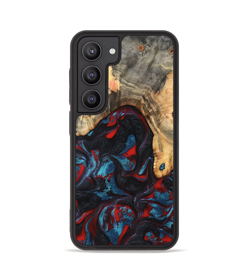 Galaxy S23 Wood Phone Case - Shelly (Red, 820186)