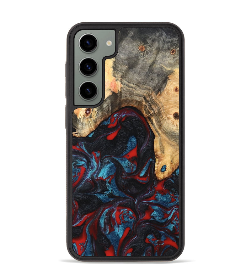 Galaxy S23 Plus Wood Phone Case - Shelly (Red, 820186)