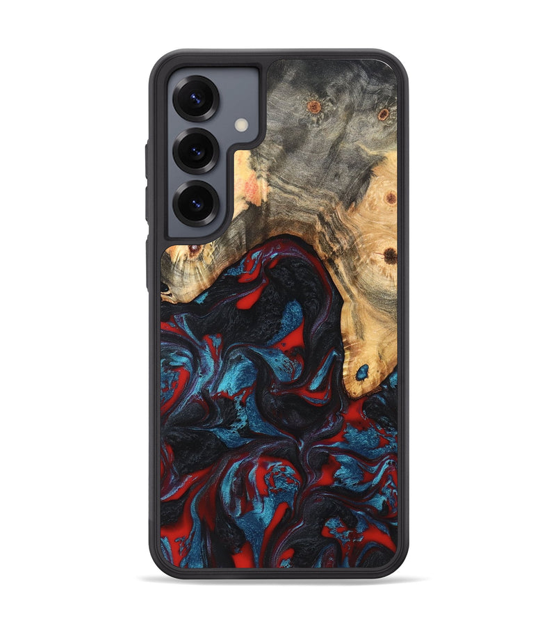 Galaxy S25 Plus Wood Phone Case - Shelly (Red, 820186)