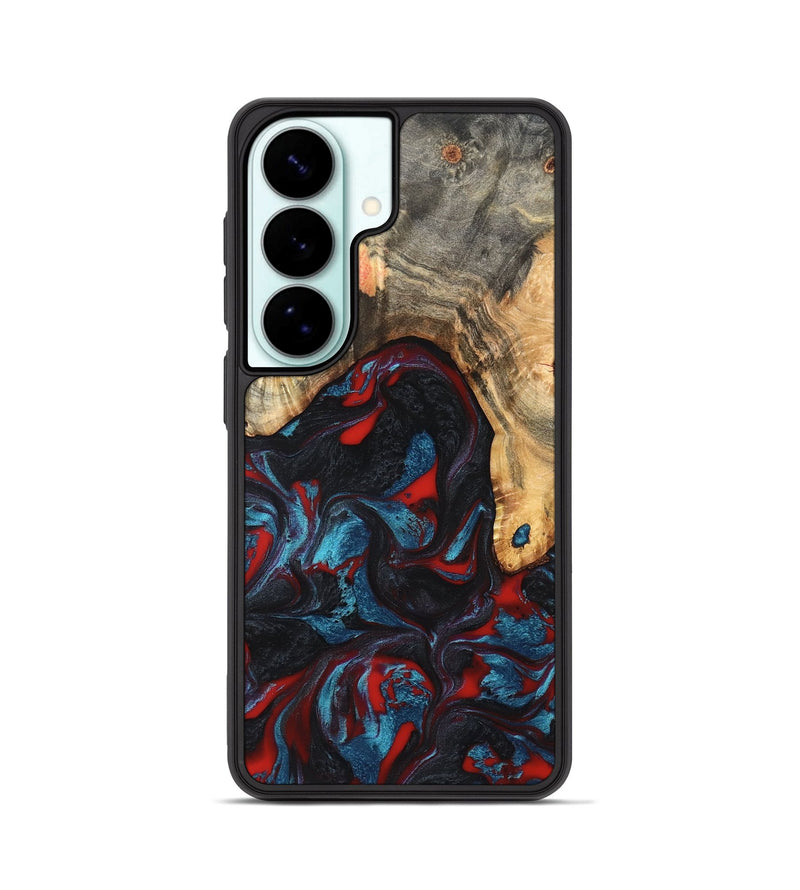 Galaxy S26 Wood Phone Case - Shelly (Red, 820186)