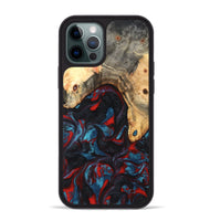 iPhone 12 Pro Max Wood Phone Case - Shelly (Red, 820186)