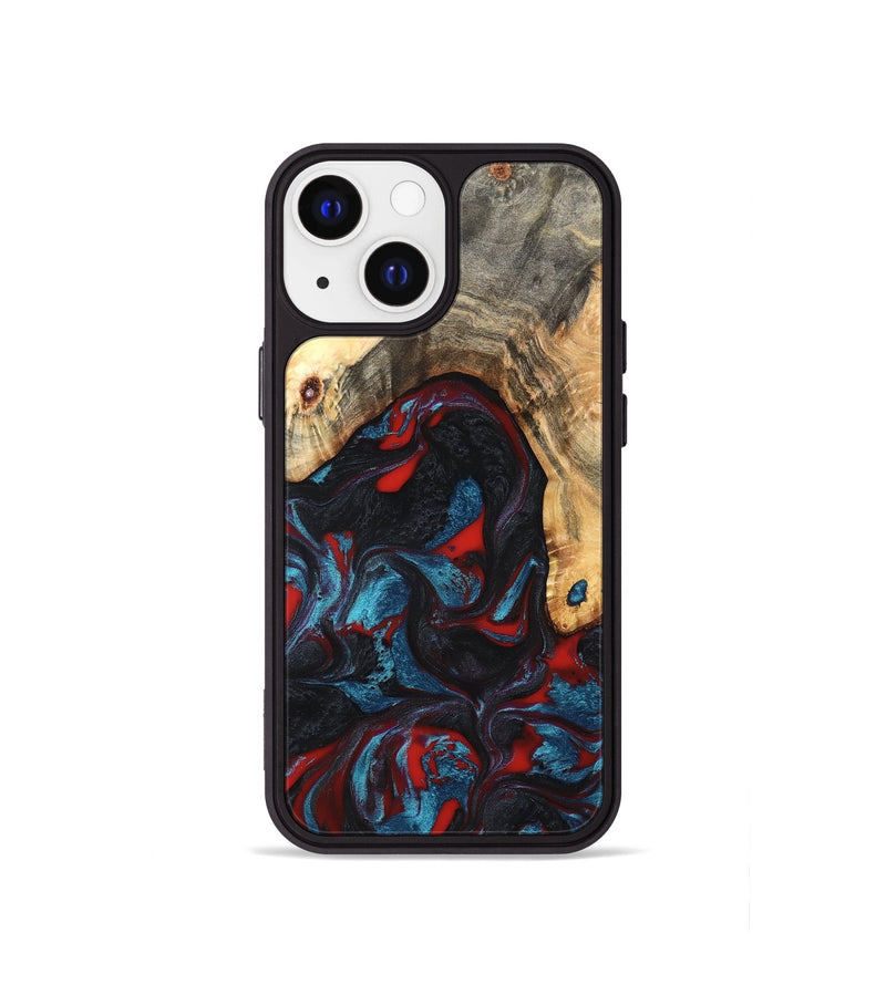 iPhone 13 mini Wood Phone Case - Shelly (Red, 820186)