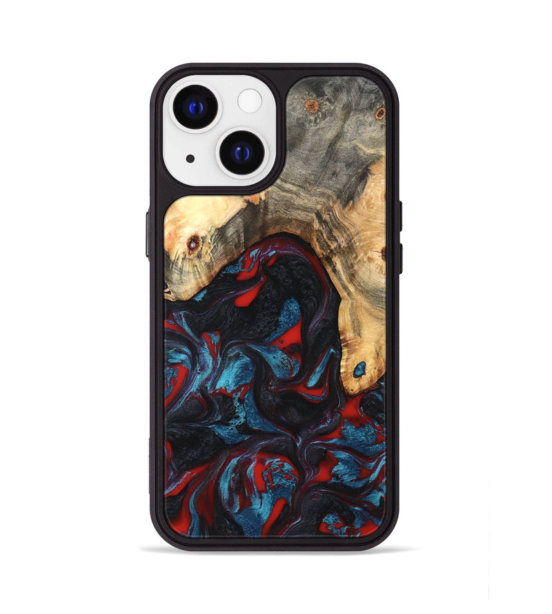 iPhone 13 Wood Phone Case - Shelly (Red, 820186)
