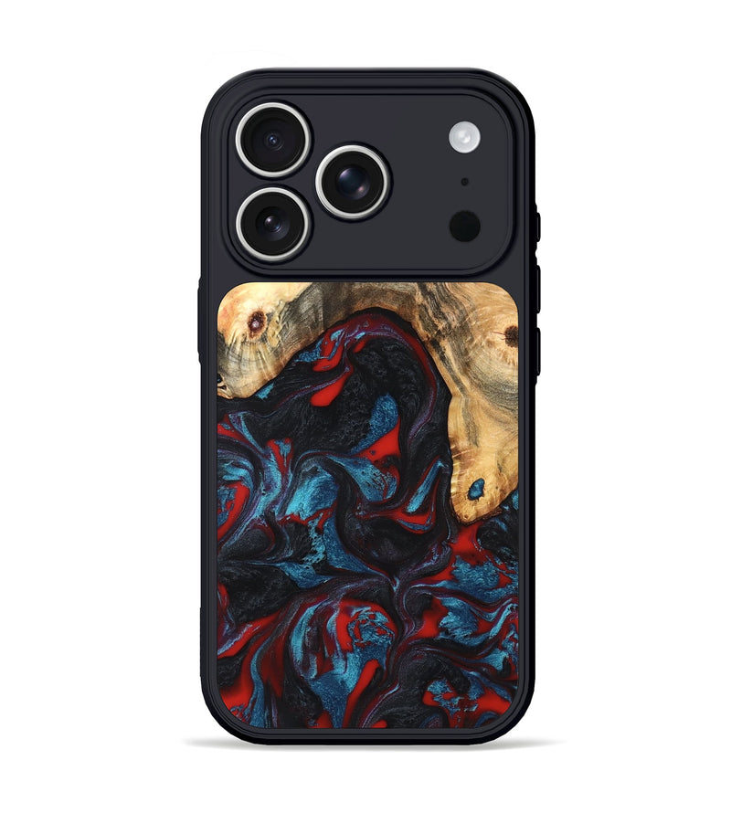 iPhone 17 Pro Wood Phone Case - Shelly (Red, 820186)