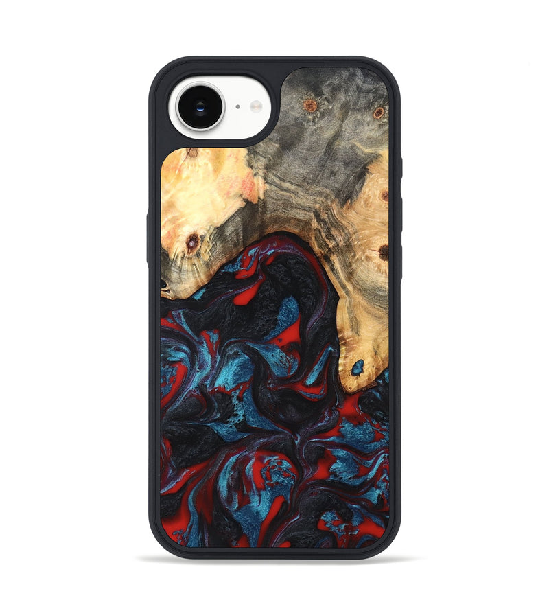 iPhone 17e Wood Phone Case - Shelly (Red, 820186)