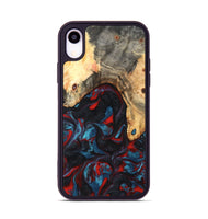 iPhone Xr Wood Phone Case - Shelly (Red, 820186)