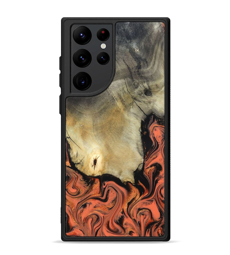 Galaxy S22 Ultra Wood Phone Case - Abraham (Neon, 820187)