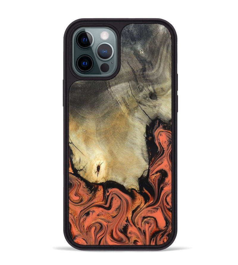 iPhone 12 Pro Max Wood Phone Case - Abraham (Neon, 820187)