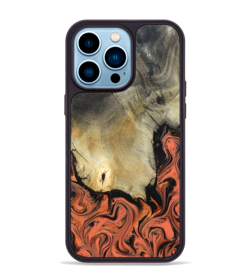 iPhone 14 Pro Max Wood Phone Case - Abraham (Neon, 820187)