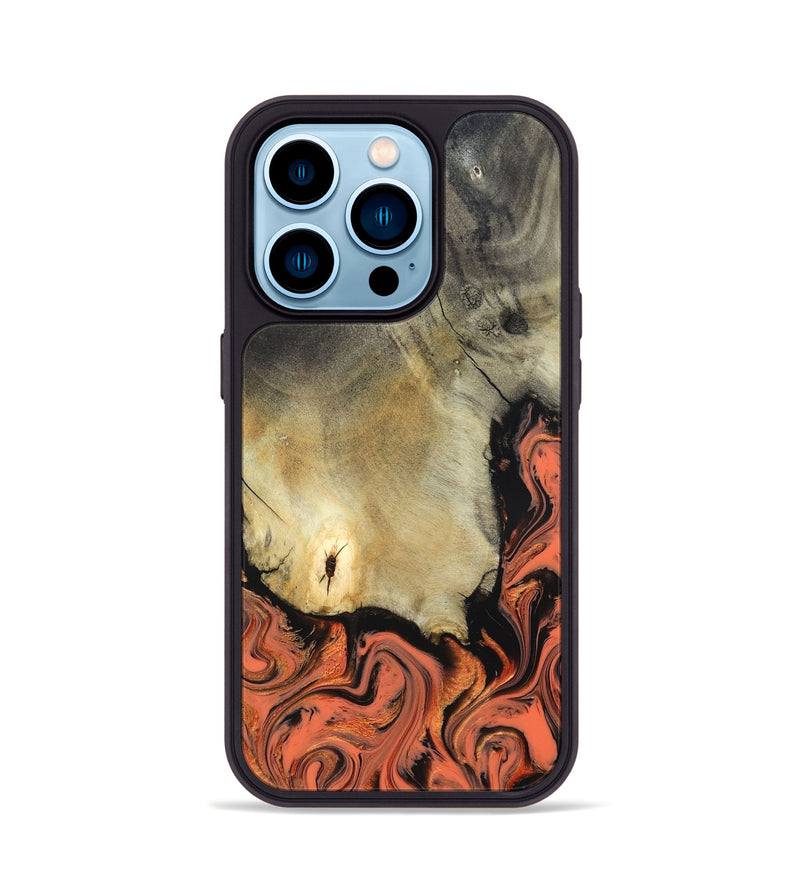 iPhone 14 Pro Wood Phone Case - Abraham (Neon, 820187)