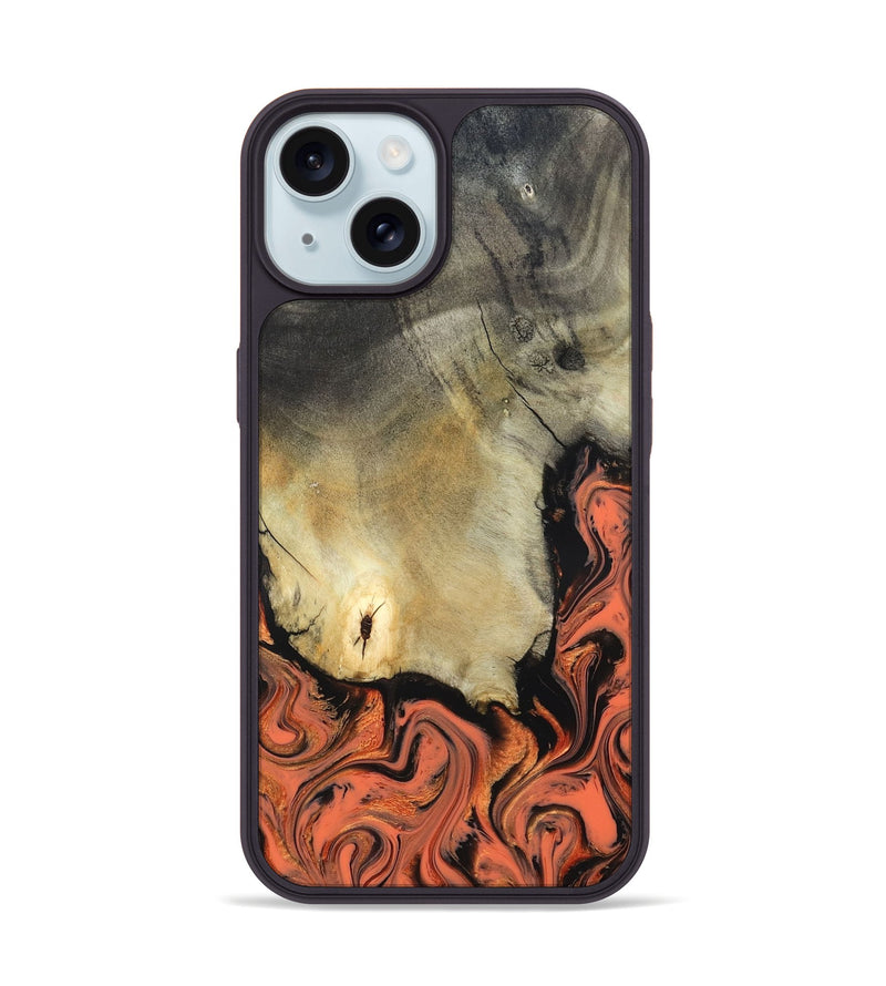 iPhone 15 Wood Phone Case - Abraham (Neon, 820187)