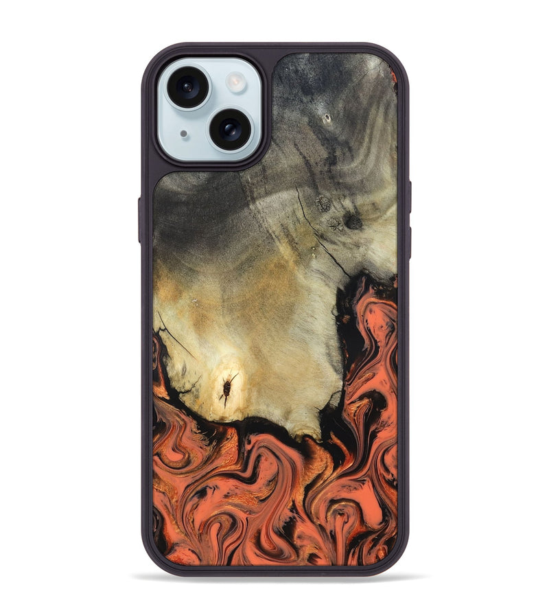 iPhone 15 Plus Wood Phone Case - Abraham (Neon, 820187)