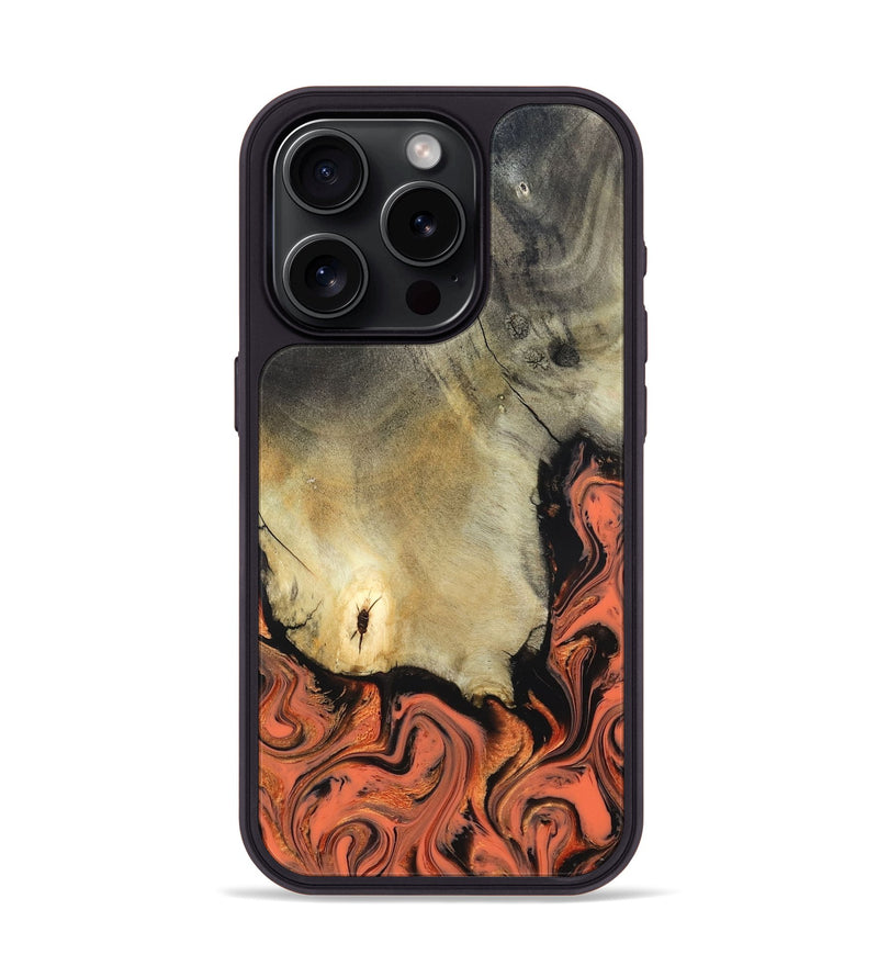 iPhone 15 Pro Wood Phone Case - Abraham (Neon, 820187)