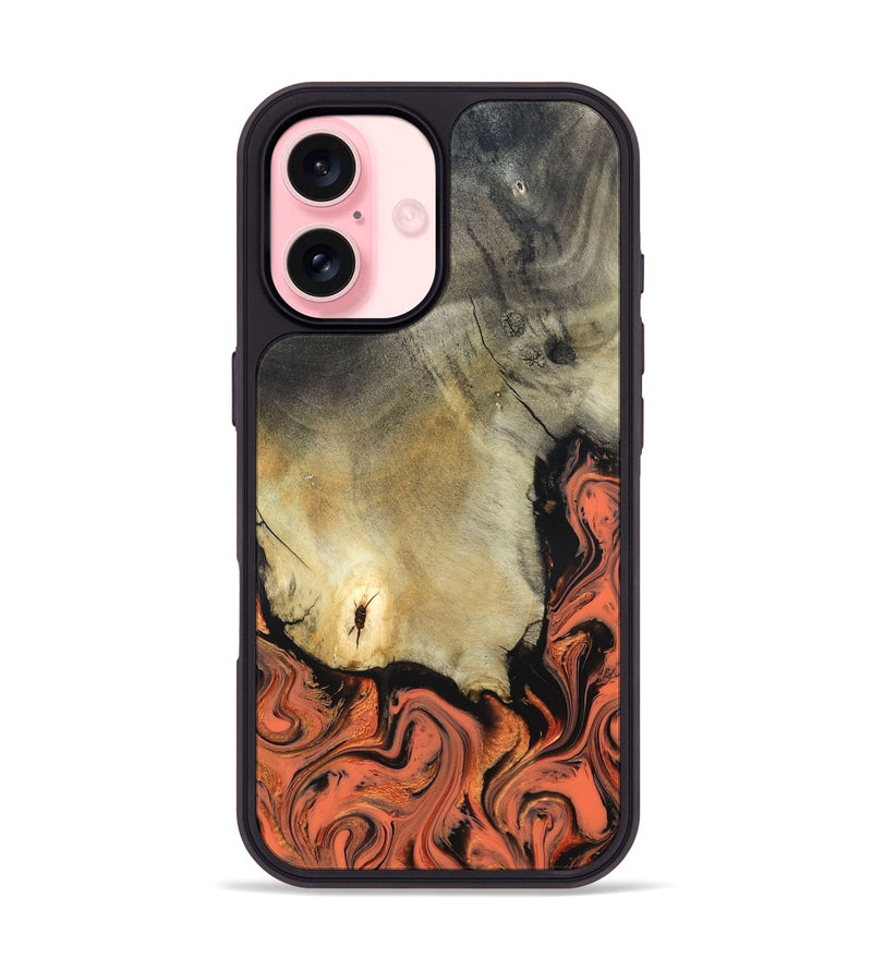 iPhone 16 Wood Phone Case - Abraham (Neon, 820187)