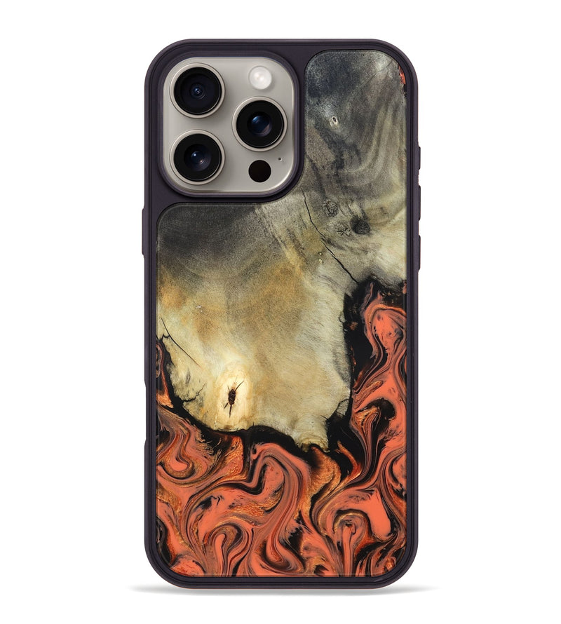iPhone 16 Pro Max Wood Phone Case - Abraham (Neon, 820187)