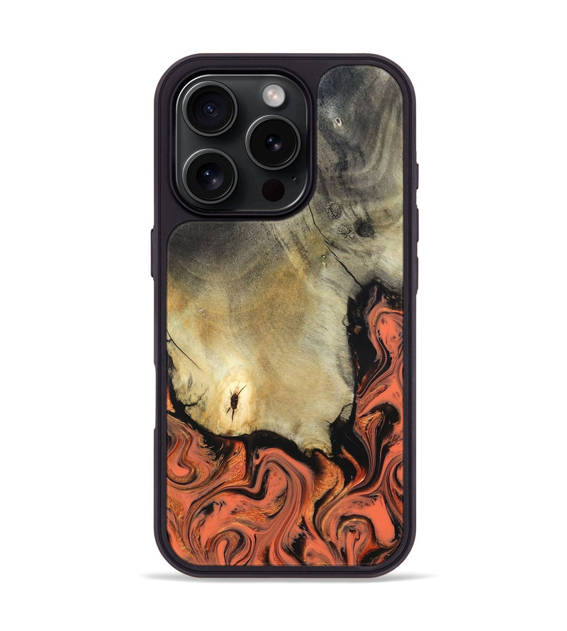 iPhone 16 Pro Wood Phone Case - Abraham (Neon, 820187)