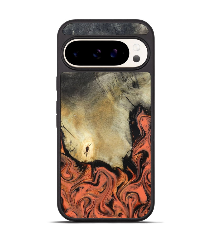 Pixel 9 Wood Phone Case - Abraham (Neon, 820187)