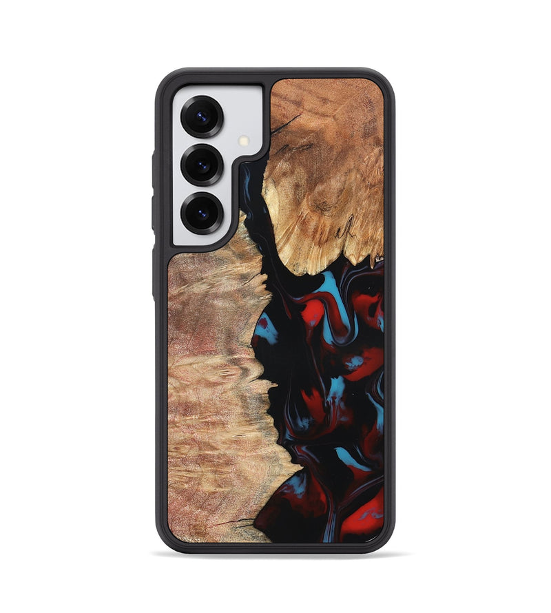 Galaxy S25 Wood Phone Case - Velva (Red, 820188)
