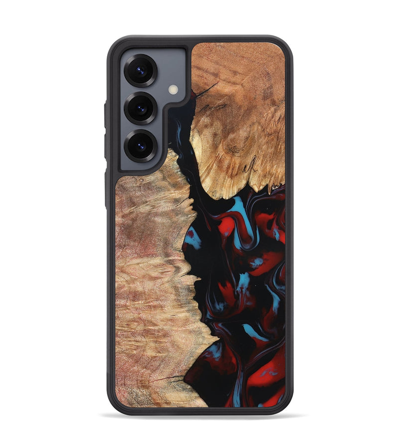 Galaxy S25 Plus Wood Phone Case - Velva (Red, 820188)