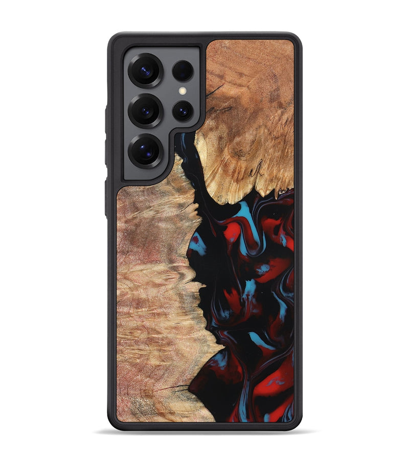 Galaxy S25 Ultra Wood Phone Case - Velva (Red, 820188)