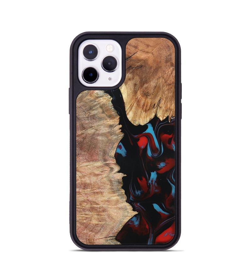 iPhone 11 Pro Wood Phone Case - Velva (Red, 820188)