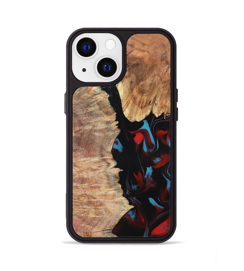 iPhone 13 Wood Phone Case - Velva (Red, 820188)