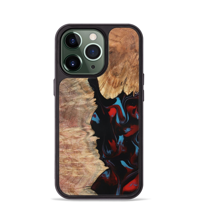 iPhone 13 Pro Wood Phone Case - Velva (Red, 820188)