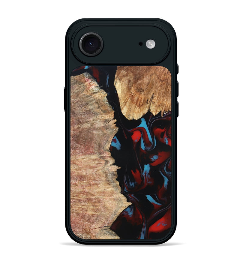 iPhone 17 Air Wood Phone Case - Velva (Red, 820188)