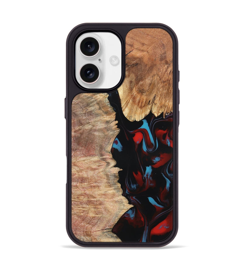 iPhone 17 Wood Phone Case - Velva (Red, 820188)