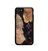 iPhone SE Wood Phone Case - Velva (Red, 820188)
