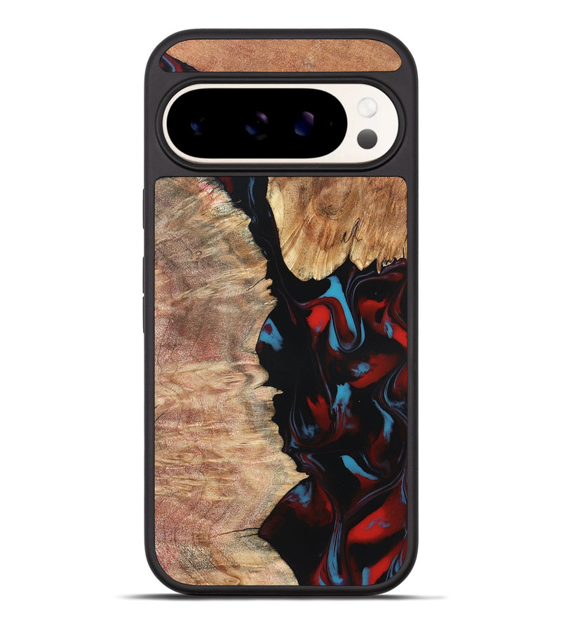 Pixel 9 Pro XL Wood Phone Case - Velva (Red, 820188)
