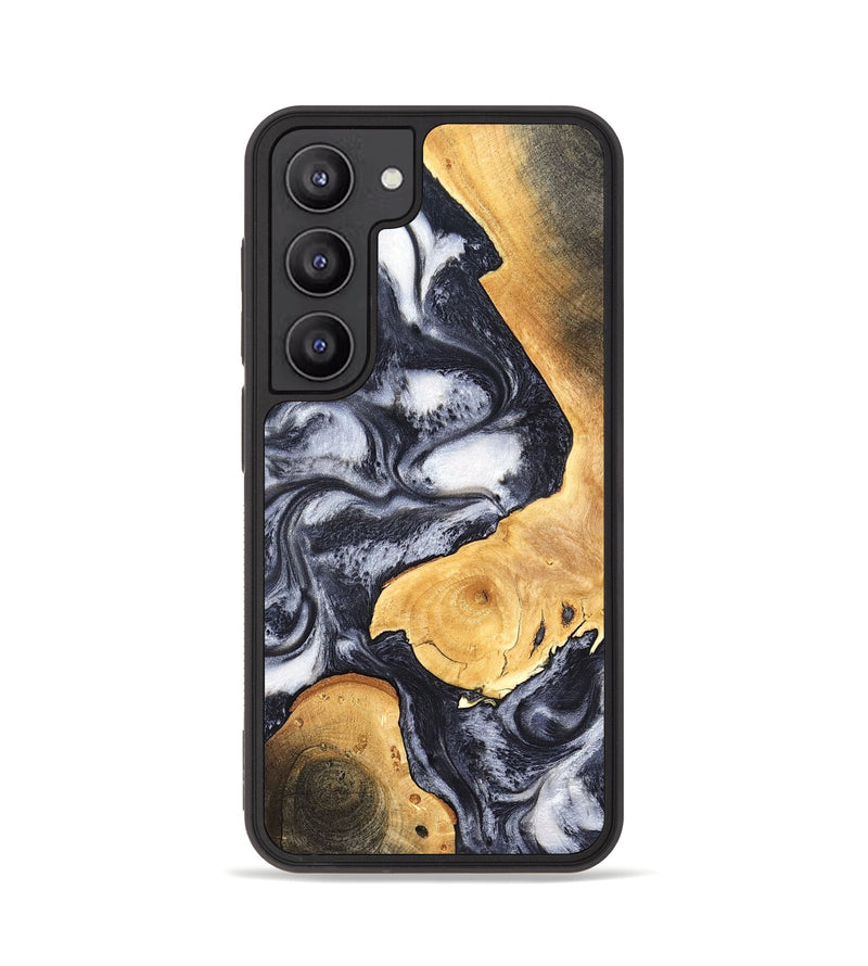Galaxy S23 Wood Phone Case - Webster (Black & White, 820191)