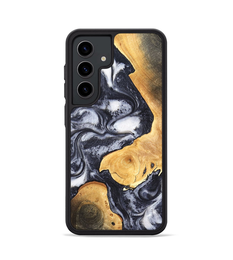 Galaxy S24 Wood Phone Case - Webster (Black & White, 820191)
