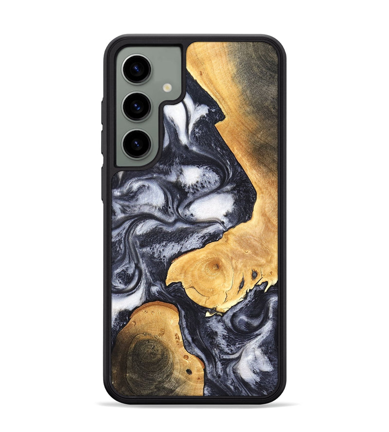 Galaxy S24 Plus Wood Phone Case - Webster (Black & White, 820191)