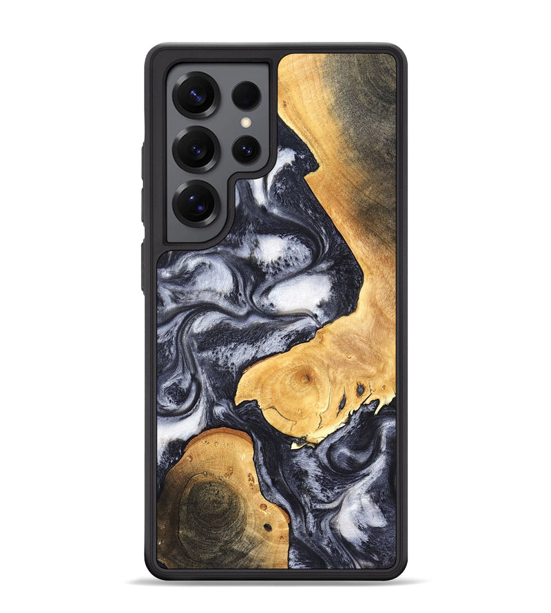 Galaxy S25 Ultra Wood Phone Case - Webster (Black & White, 820191)