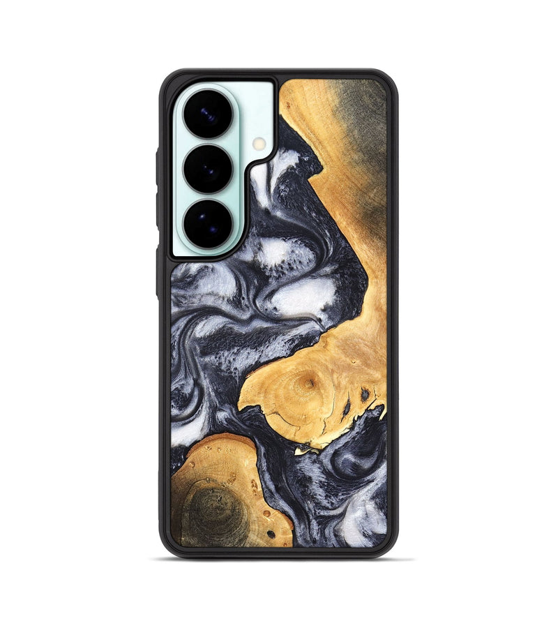 Galaxy S26 Wood Phone Case - Webster (Black & White, 820191)