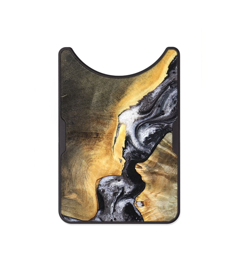 Alloy Wood Wallet - Gust (Black & White, 820192)