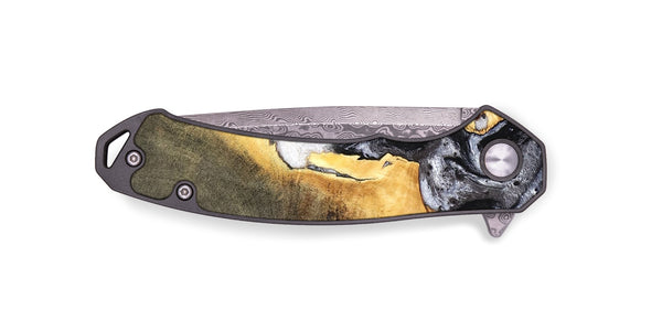 EDC Wood Pocket Knife - Gust (Black & White, 820192)