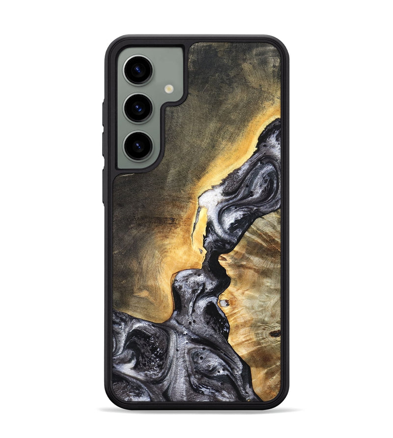Galaxy S24 Plus Wood Phone Case - Gust (Black & White, 820192)