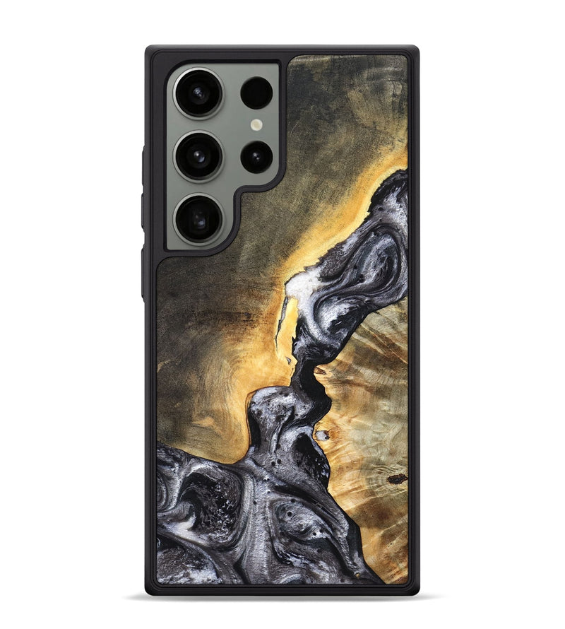 Galaxy S24 Ultra Wood Phone Case - Gust (Black & White, 820192)