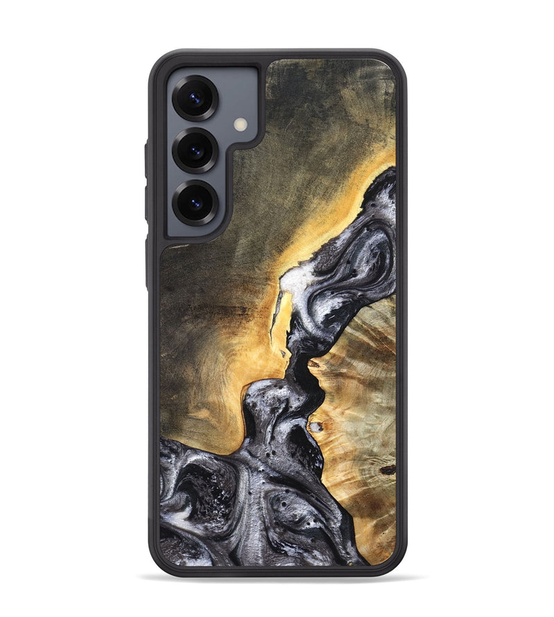 Galaxy S25 Plus Wood Phone Case - Gust (Black & White, 820192)