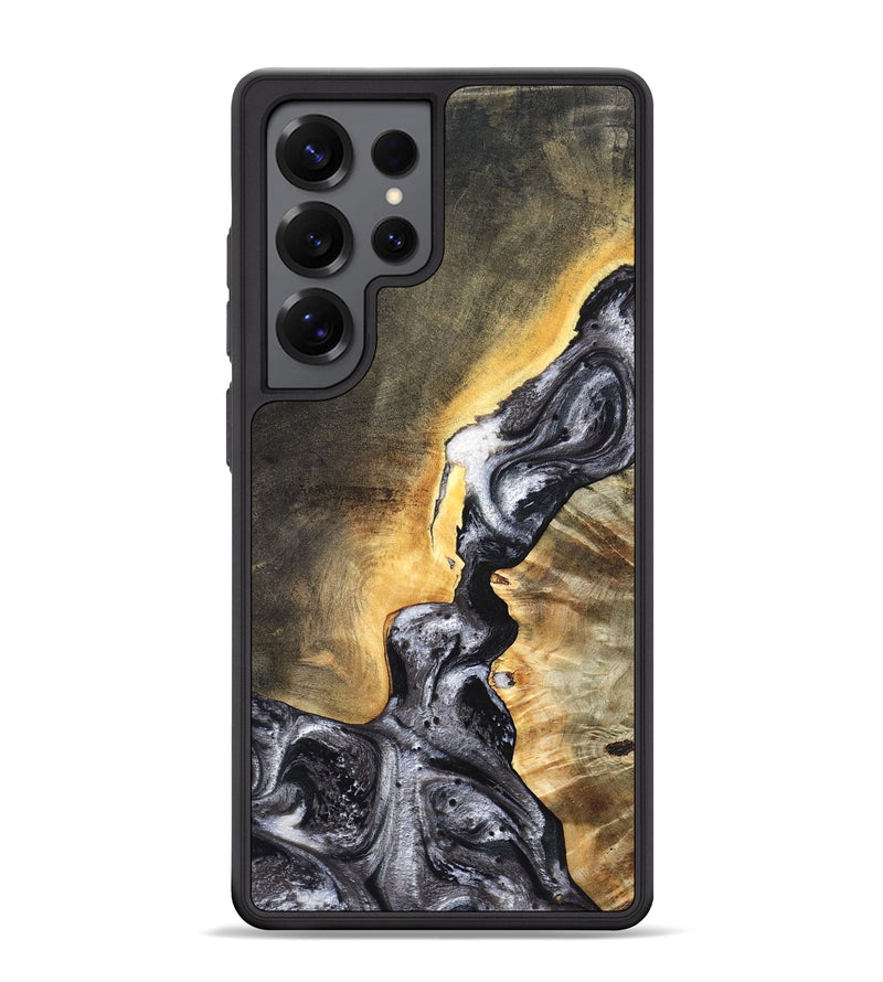 Galaxy S25 Ultra Wood Phone Case - Gust (Black & White, 820192)